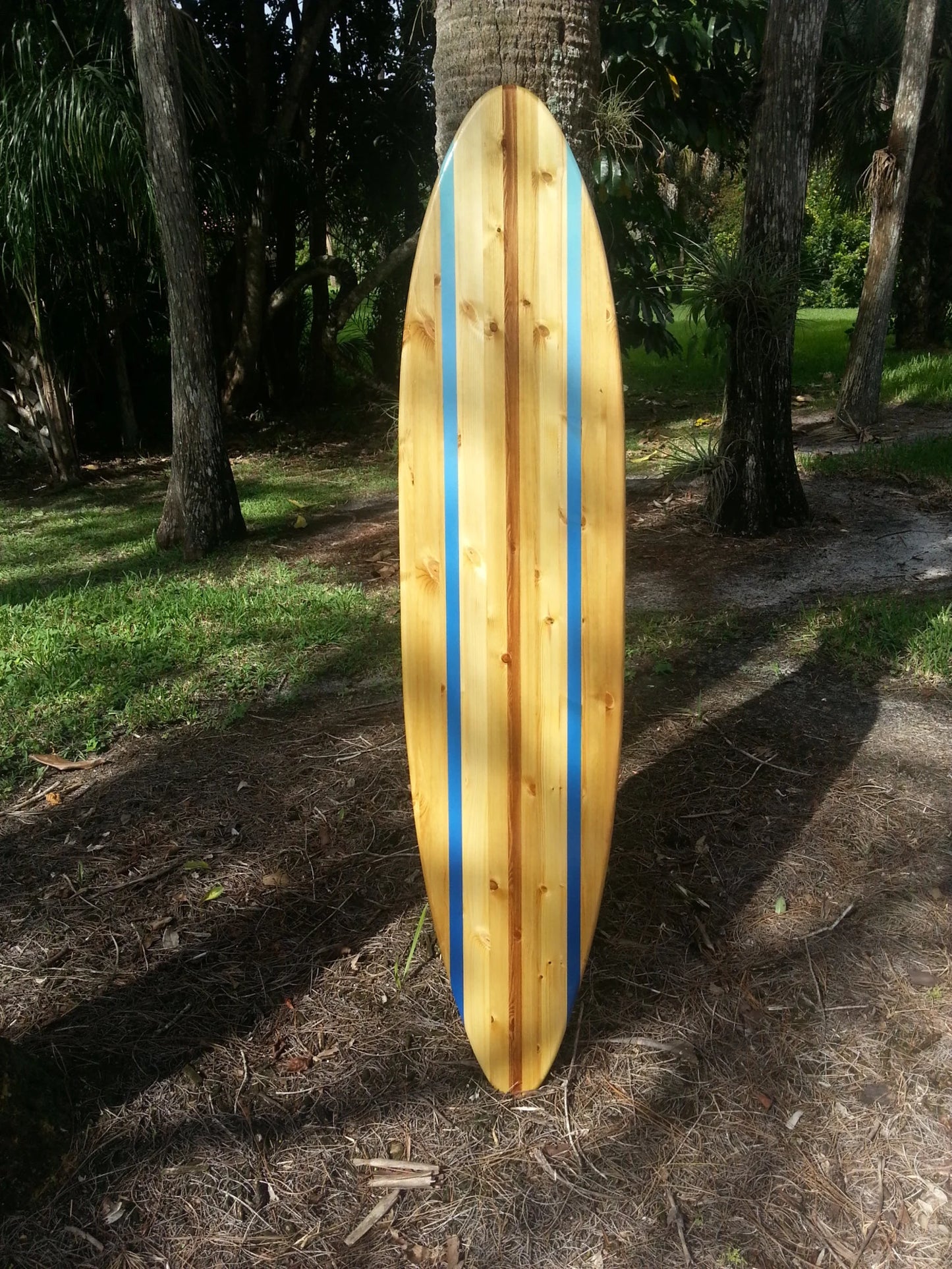 Ocean Splash Surfboard Wall Art & Decor | Customizable | Wood Surfboard Decor, Beach House Decor, Coastal Decor