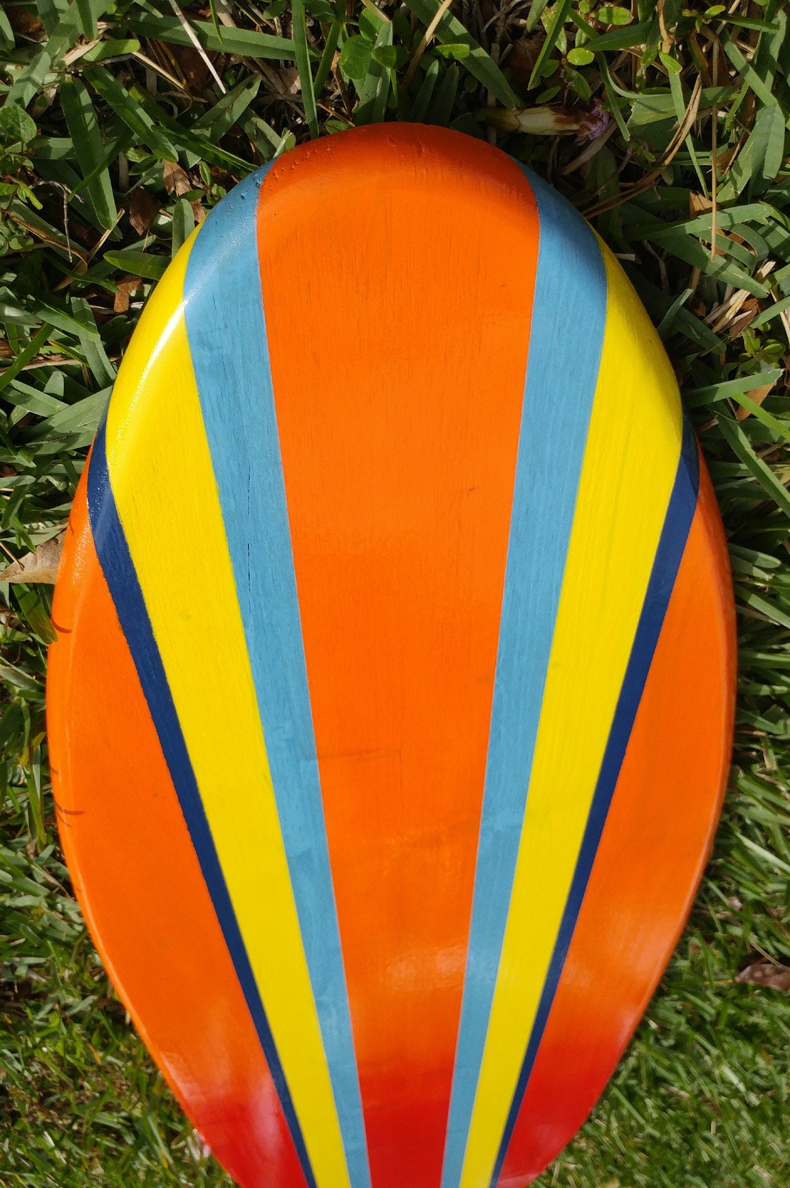 Sunrise Classic Surfboard Wall Art & Decor | Customizable | Wood Surfboard Decor, Beach House Decor, Coastal Decor
