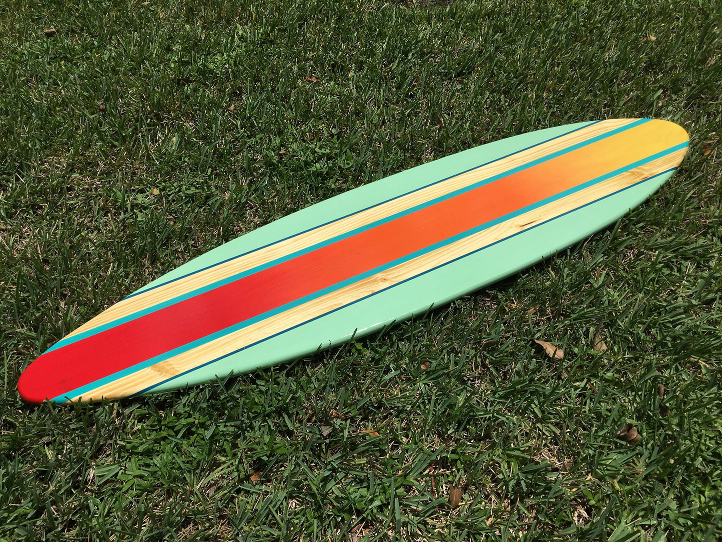 Sunset Supreme Surfboard Wall Art & Decor | Customizable | Wood Surfboard Decor, Beach House Decor, Coastal Decoration, Luxury Surf Decor
