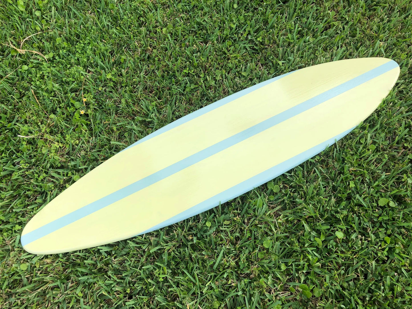 Springtime Pastel Surfboard Wood Wall Art & Decor | Customizable | Surfboard Decor, Beach House Decor, Coastal Decor, Pastel Surfboard Decor