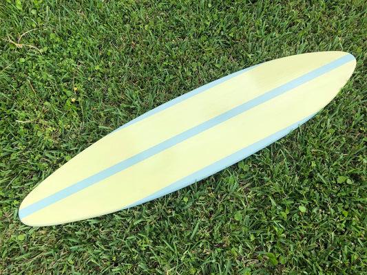 Springtime Pastel Surfboard Wood Wall Art & Decor | Customizable | Surfboard Decor, Beach House Decor, Coastal Decor, Pastel Surfboard Decor
