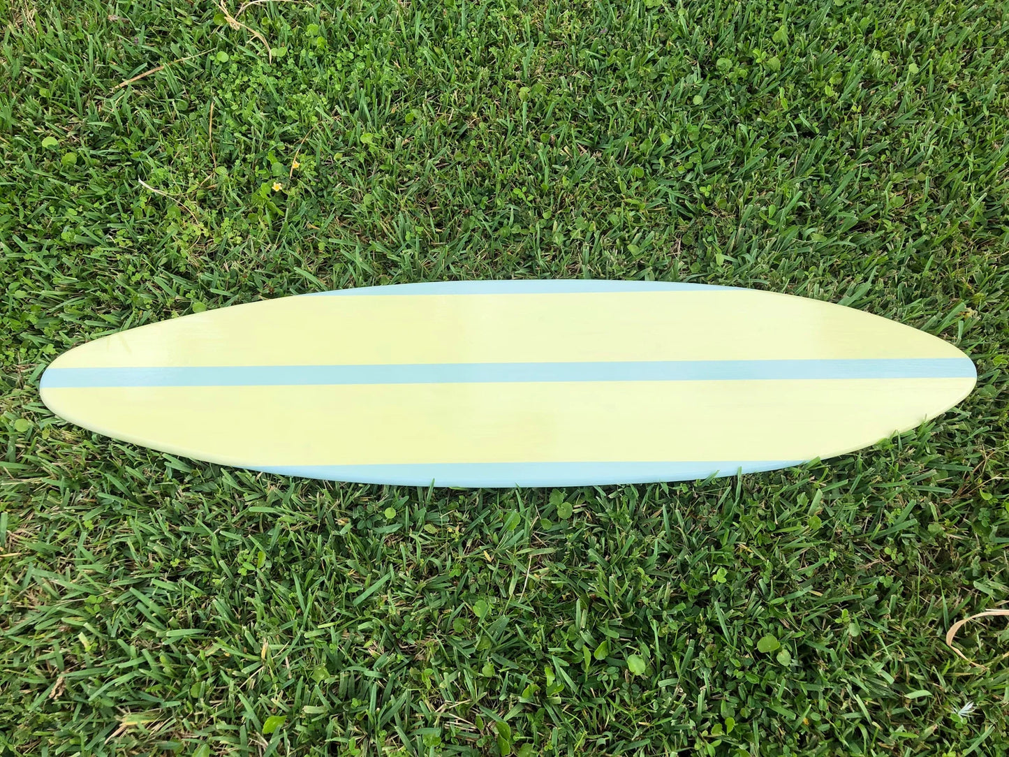 Springtime Pastel Surfboard Wood Wall Art & Decor | Customizable | Surfboard Decor, Beach House Decor, Coastal Decor, Pastel Surfboard Decor