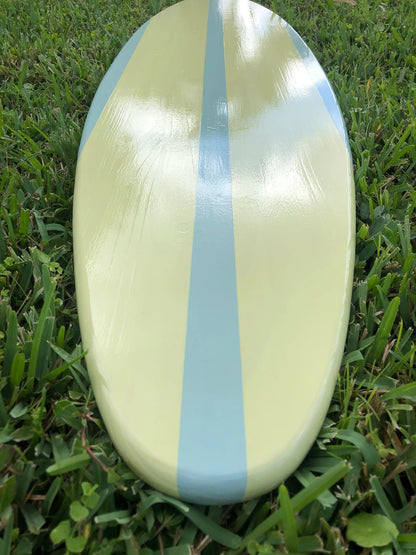 Springtime Pastel Surfboard Wood Wall Art & Decor | Customizable | Surfboard Decor, Beach House Decor, Coastal Decor, Pastel Surfboard Decor