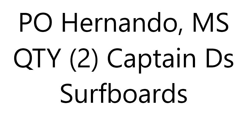 2 Captain D's 6ft Decorative surfboards PO Hernando, MS