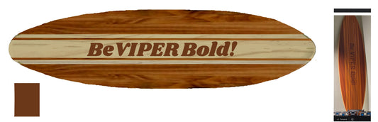 3ft Custom BE VIPER BOLD Decorative Wooden Surfboard