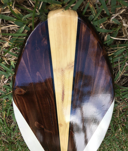 White Chocolate Taper Surfboard Wall Art & Decor | Customizable | Wood Surfboard Decor, Beach House Decor, Coastal Decor, Luxury Surf Decor
