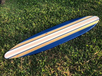 Coral Waters Pastel Series Surfboard Wood Wall Art & Decor | Customizable | Surfboard Decor, Beach House Decor, Coastal Decor