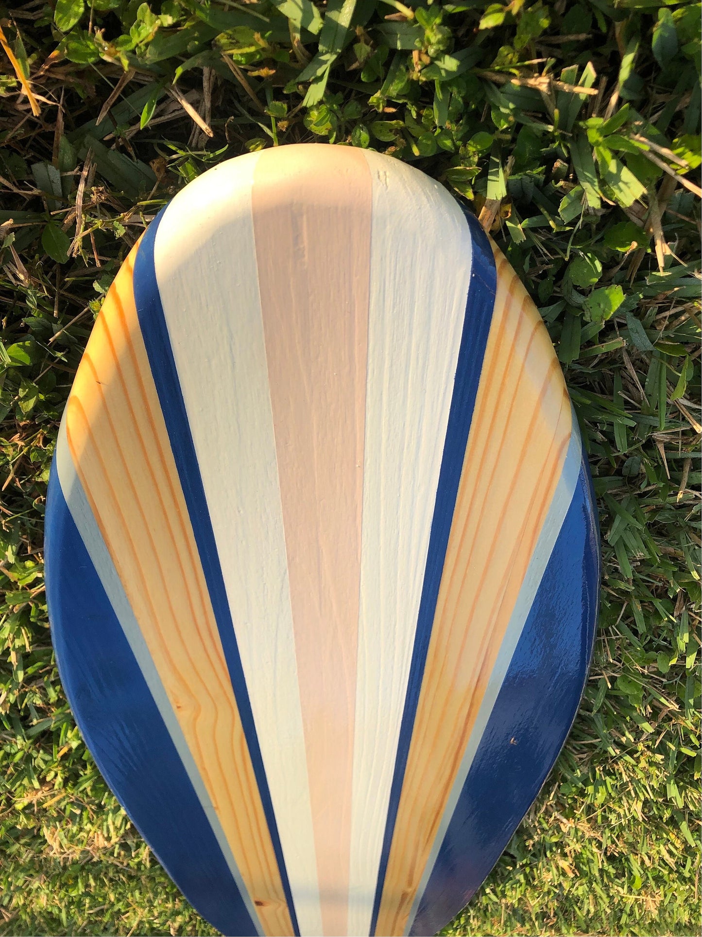 Coral Waters Pastel Series Surfboard Wood Wall Art & Decor | Customizable | Surfboard Decor, Beach House Decor, Coastal Decor